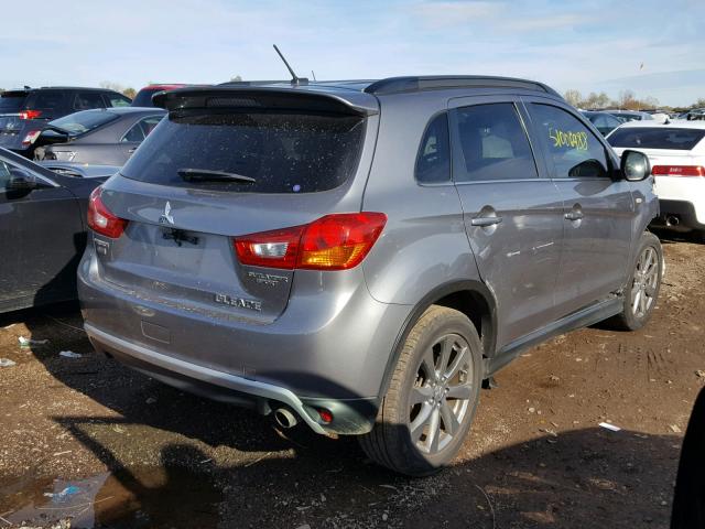 4A4AP5AU6DE023475 - 2013 MITSUBISHI OUTLANDER GRAY photo 4