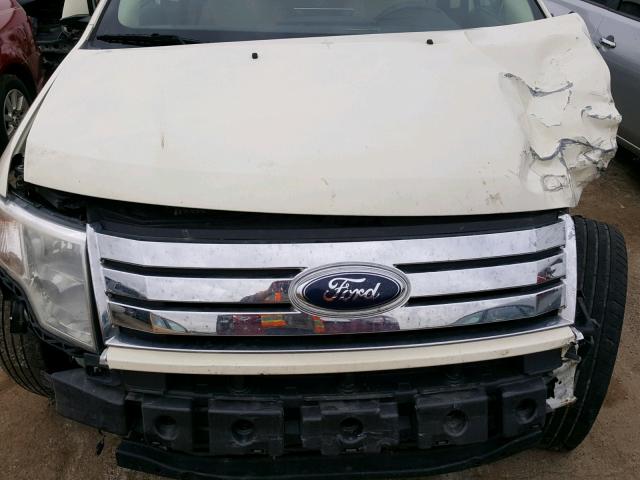 2FMDK38C18BB05759 - 2008 FORD EDGE SEL CREAM photo 7