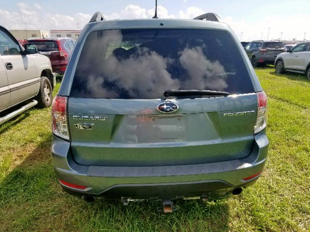 JF2SHBCC3BH713273 - 2011 SUBARU FORESTER 2 BLUE photo 9