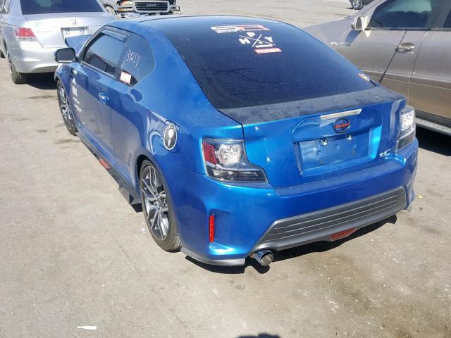 JTKJF5C75F3093610 - 2015 TOYOTA SCION TC ლურჯი ფოტო 3