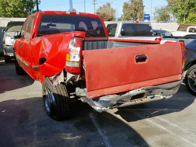 2GCEC19V011268649 - 2001 CHEVROLET SILVERADO RED photo 3