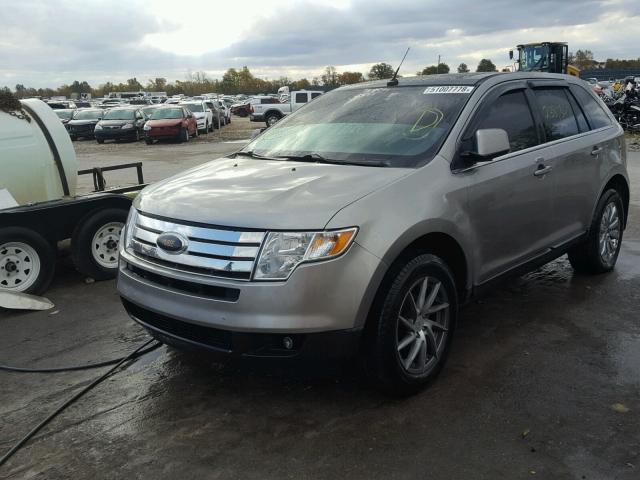 2FMDK39C28BB43497 - 2008 FORD EDGE LIMIT SILVER photo 2