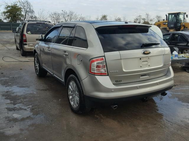 2FMDK39C28BB43497 - 2008 FORD EDGE LIMIT SILVER photo 3