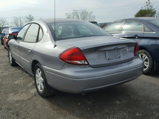 1FAFP56U96A165146 - 2006 FORD TAURUS SEL GRAY photo 3