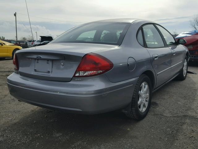 1FAFP56U96A165146 - 2006 FORD TAURUS SEL GRAY photo 4