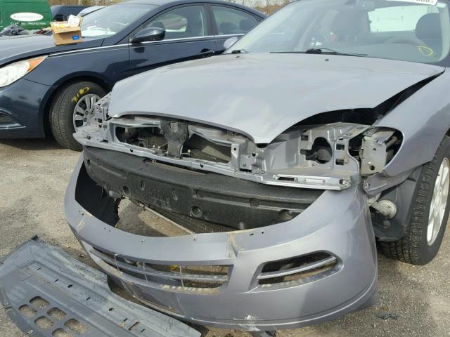 1FAFP56U96A165146 - 2006 FORD TAURUS SEL GRAY photo 9