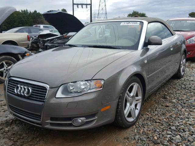 WAUAF48H38K013021 - 2008 AUDI A4 2.0T CA GRAY photo 2