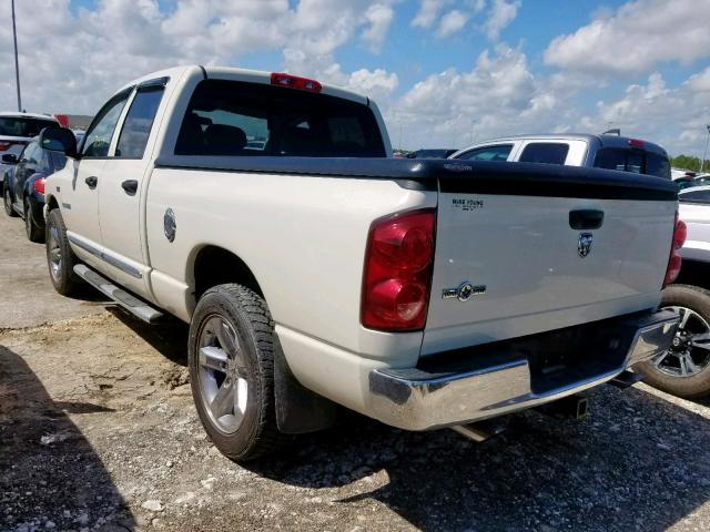 1D7HA18288J163650 - 2008 DODGE RAM 1500 S CREAM photo 3