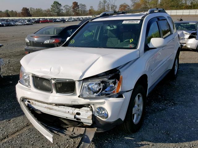 2CKDL43F086067502 - 2008 PONTIAC TORRENT WHITE photo 2