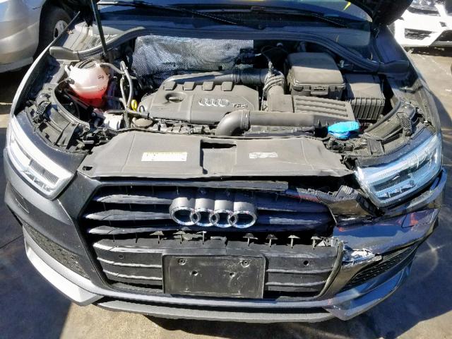 WA1HCCFS8JR000727 - 2018 AUDI Q3 PREMIUM GRAY photo 7