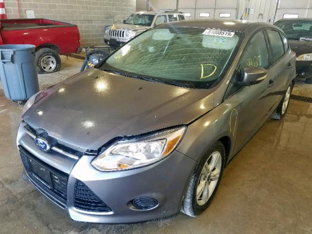 1FADP3K29EL431350 - 2014 FORD FOCUS SE GRAY photo 2