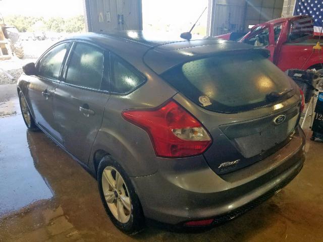 1FADP3K29EL431350 - 2014 FORD FOCUS SE GRAY photo 3