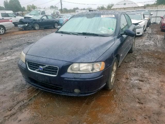 YV1RH592362524476 - 2006 VOLVO S60 2.5T BLUE photo 2