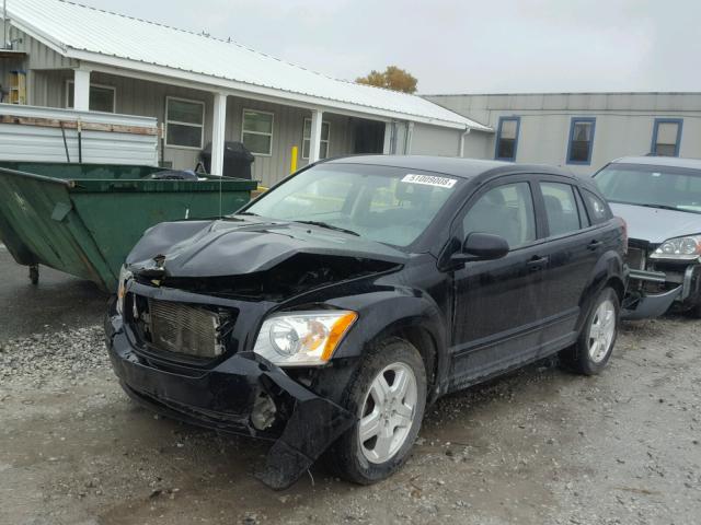 1B3HB48B57D365465 - 2007 DODGE CALIBER SX BLACK photo 2