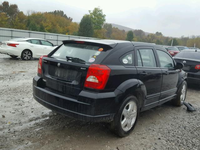 1B3HB48B57D365465 - 2007 DODGE CALIBER SX BLACK photo 4