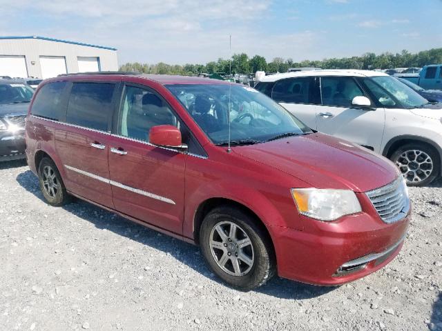 2C4RC1BG4CR106928 - 2012 CHRYSLER TOWN & COU RED photo 1