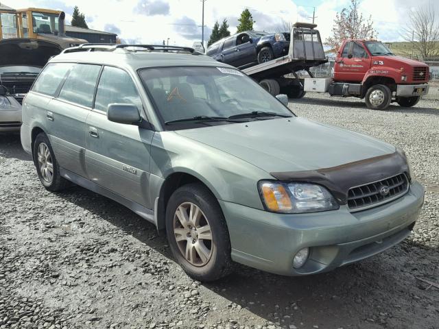 4S3BH815547617563 - 2004 SUBARU LEGACY OUT GREEN photo 1