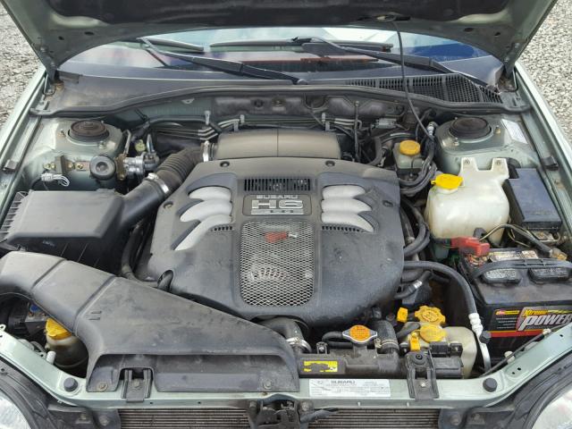 4S3BH815547617563 - 2004 SUBARU LEGACY OUT GREEN photo 7