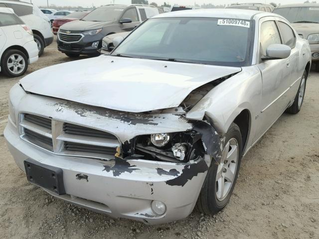 2B3CA3CV6AH163754 - 2010 DODGE CHARGER SX SILVER photo 2