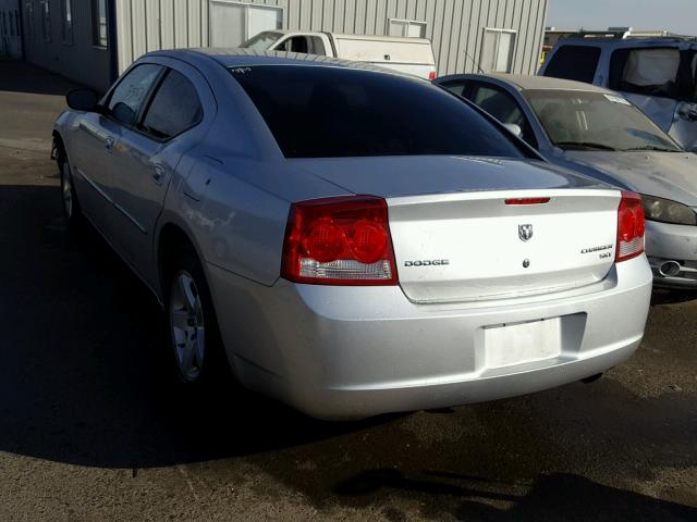 2B3CA3CV6AH163754 - 2010 DODGE CHARGER SX SILVER photo 3