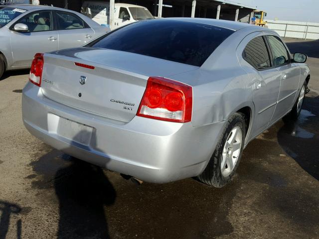 2B3CA3CV6AH163754 - 2010 DODGE CHARGER SX SILVER photo 4