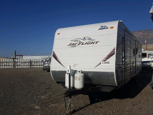 1UJBJ0BS7C18S0420 - 2012 JAYCO JAY FLIGHT  WHITE photo 2