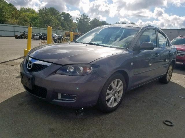 JM1BK32G981841450 - 2008 MAZDA 3 I GRAY photo 2