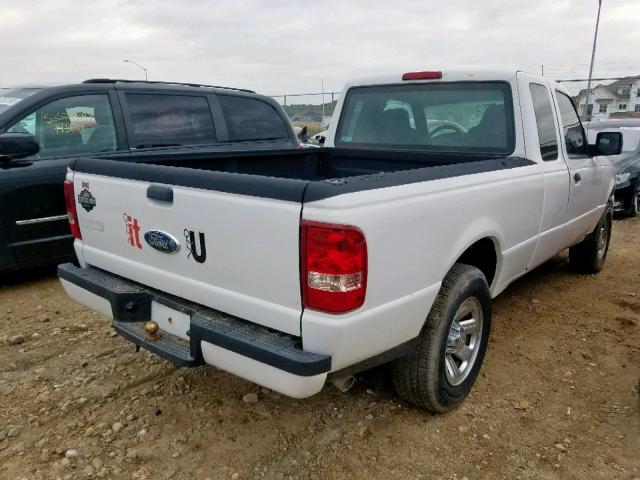 1FTYR44U77PA73302 - 2007 FORD RANGER SUP WHITE photo 4