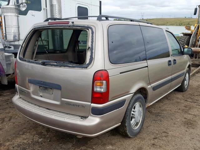 1GNDX03E62D101762 - 2002 CHEVROLET VENTURE GRAY photo 4