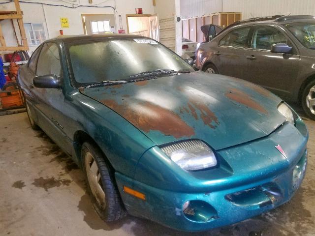 1G2JD12T3T7552386 - 1996 PONTIAC SUNFIRE GT GREEN photo 1