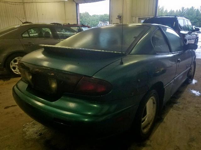 1G2JD12T3T7552386 - 1996 PONTIAC SUNFIRE GT GREEN photo 4