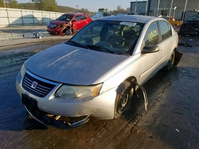 1G8AZ55F56Z155484 - 2006 SATURN ION LEVEL SILVER photo 2