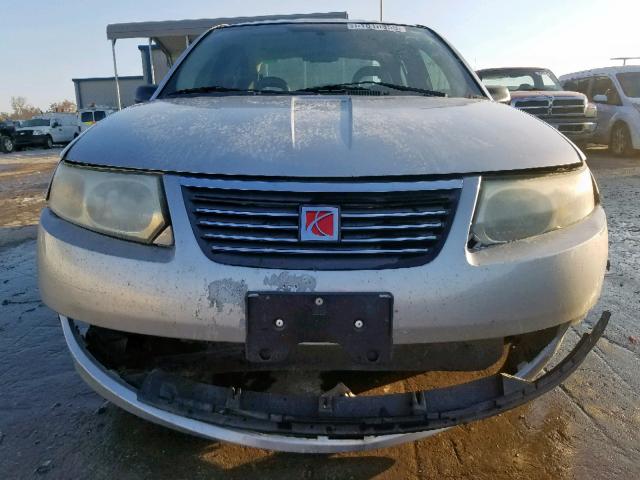 1G8AZ55F56Z155484 - 2006 SATURN ION LEVEL SILVER photo 9