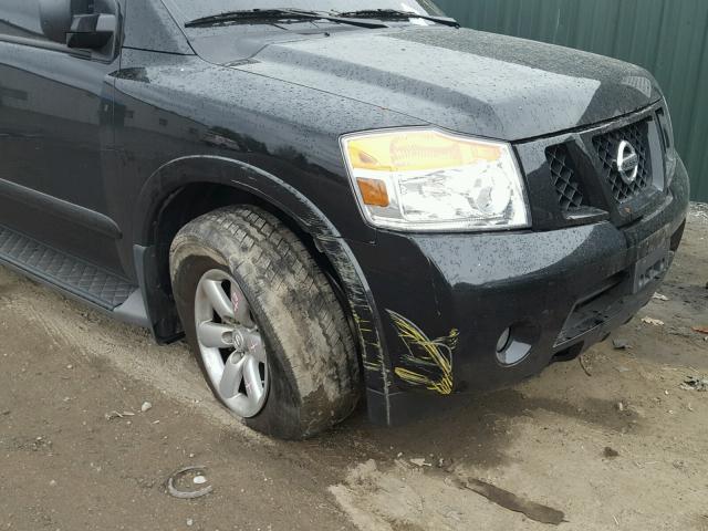 5N1AA0NCXFN621595 - 2015 NISSAN ARMADA SV BLACK photo 9