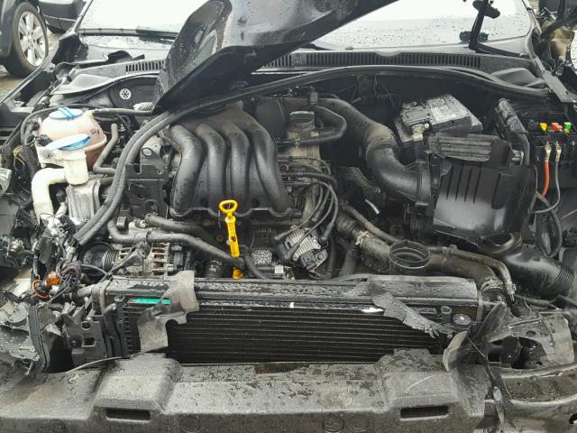 3VW2K7AJ7BM075195 - 2011 VOLKSWAGEN JETTA BASE 黑色 照片 7