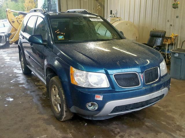 2CKDL63F376035766 - 2007 PONTIAC TORRENT BLUE photo 1