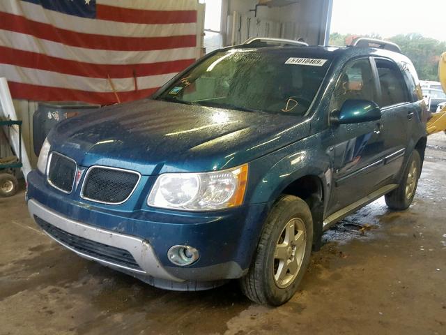 2CKDL63F376035766 - 2007 PONTIAC TORRENT BLUE photo 2