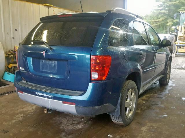 2CKDL63F376035766 - 2007 PONTIAC TORRENT BLUE photo 4