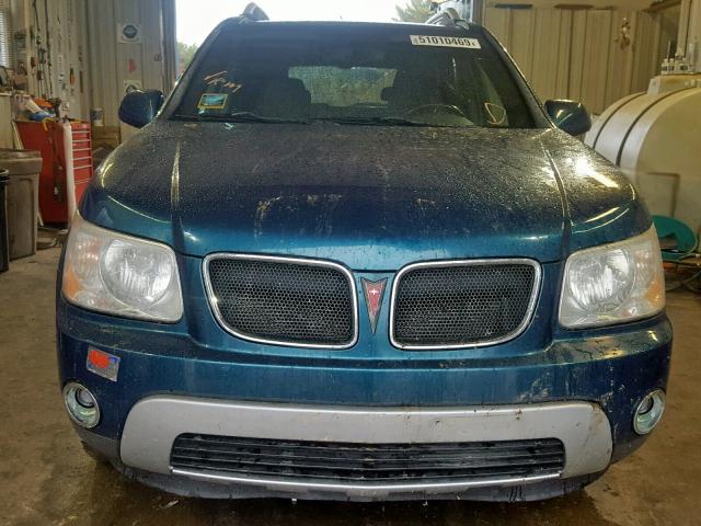 2CKDL63F376035766 - 2007 PONTIAC TORRENT BLUE photo 9