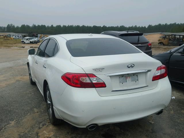 JN1BY1AP4DM510727 - 2013 INFINITI M37 WHITE photo 3