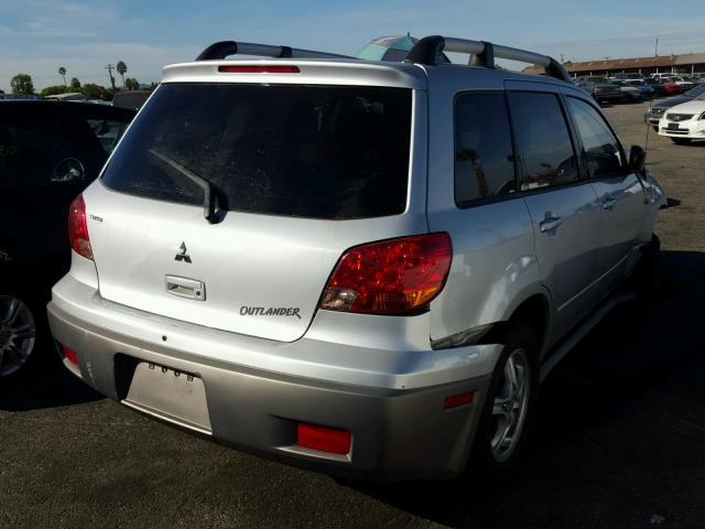 JA4LX31GX3U068030 - 2003 MITSUBISHI OUTLANDER SILVER photo 4