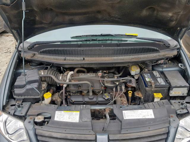 2D8GP44L05R511423 - 2005 DODGE GRAND CARA BLUE photo 7