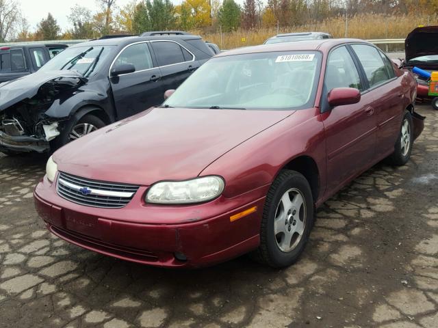 1G1NE52J43M688682 - 2003 CHEVROLET MALIBU LS RED photo 2