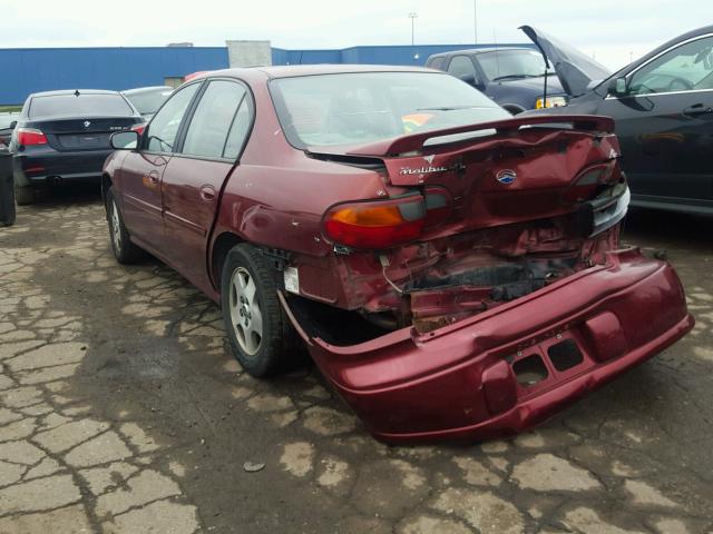 1G1NE52J43M688682 - 2003 CHEVROLET MALIBU LS RED photo 3