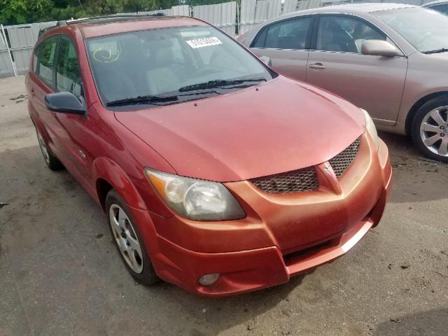 5Y2SL62844Z412185 - 2004 PONTIAC VIBE MAROON photo 1