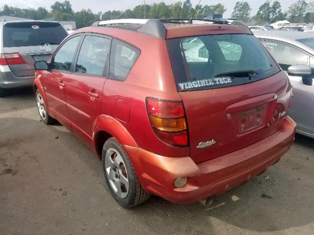 5Y2SL62844Z412185 - 2004 PONTIAC VIBE MAROON photo 3