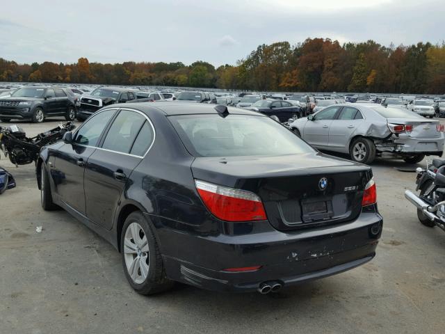 WBANV13509C152762 - 2009 BMW 528 XI BLACK photo 3