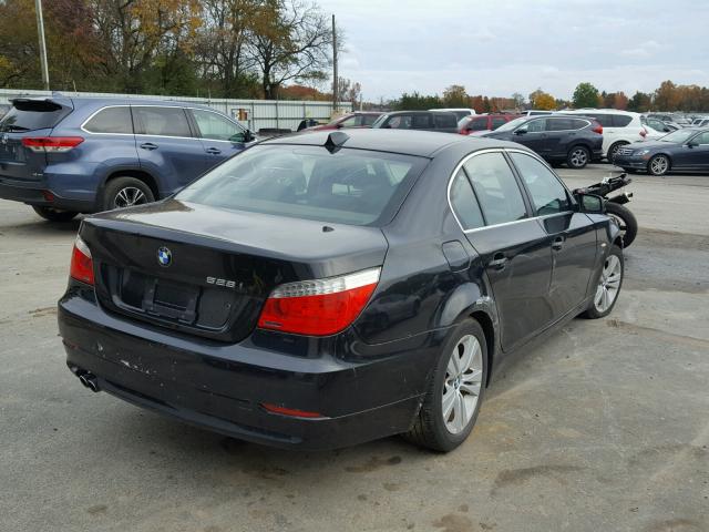 WBANV13509C152762 - 2009 BMW 528 XI BLACK photo 4