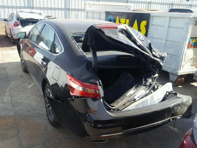 4T1BK1EB4JU282393 - 2018 TOYOTA AVALON XLE BLACK photo 3