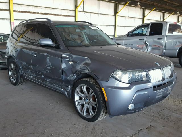 WBXPC9C44AWJ35525 - 2010 BMW X3 XDRIVE3 GRAY photo 1